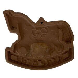 Vintage Country Gear Hartstone USA Rocking Horse Cookie Mold Clop Clop Baking